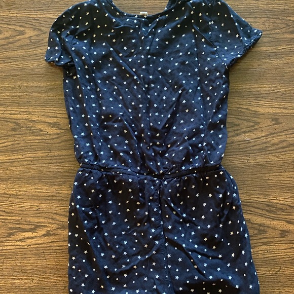Cute sky and sparrow star night romper - Picture 4 of 4